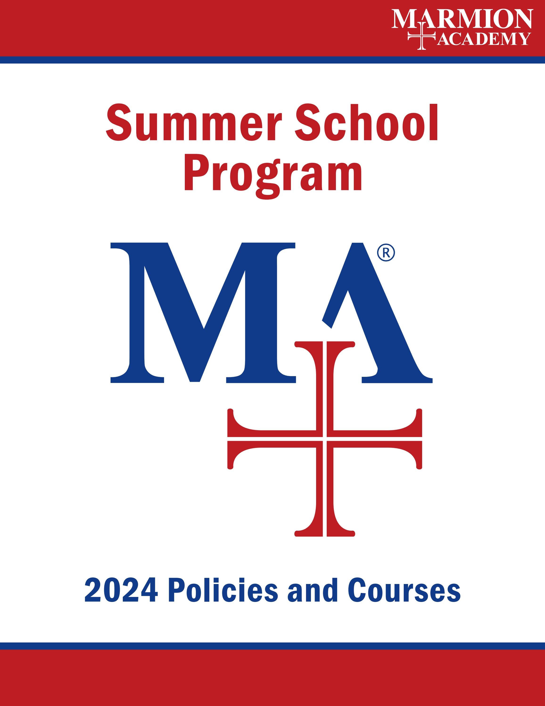 Marmion Academy 2024 Summer School Program by Marmion Academy Issuu