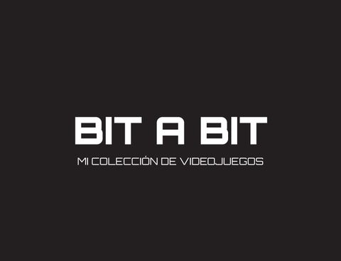 Fotolibro - Bit a Bit, mi colección de videojuegos