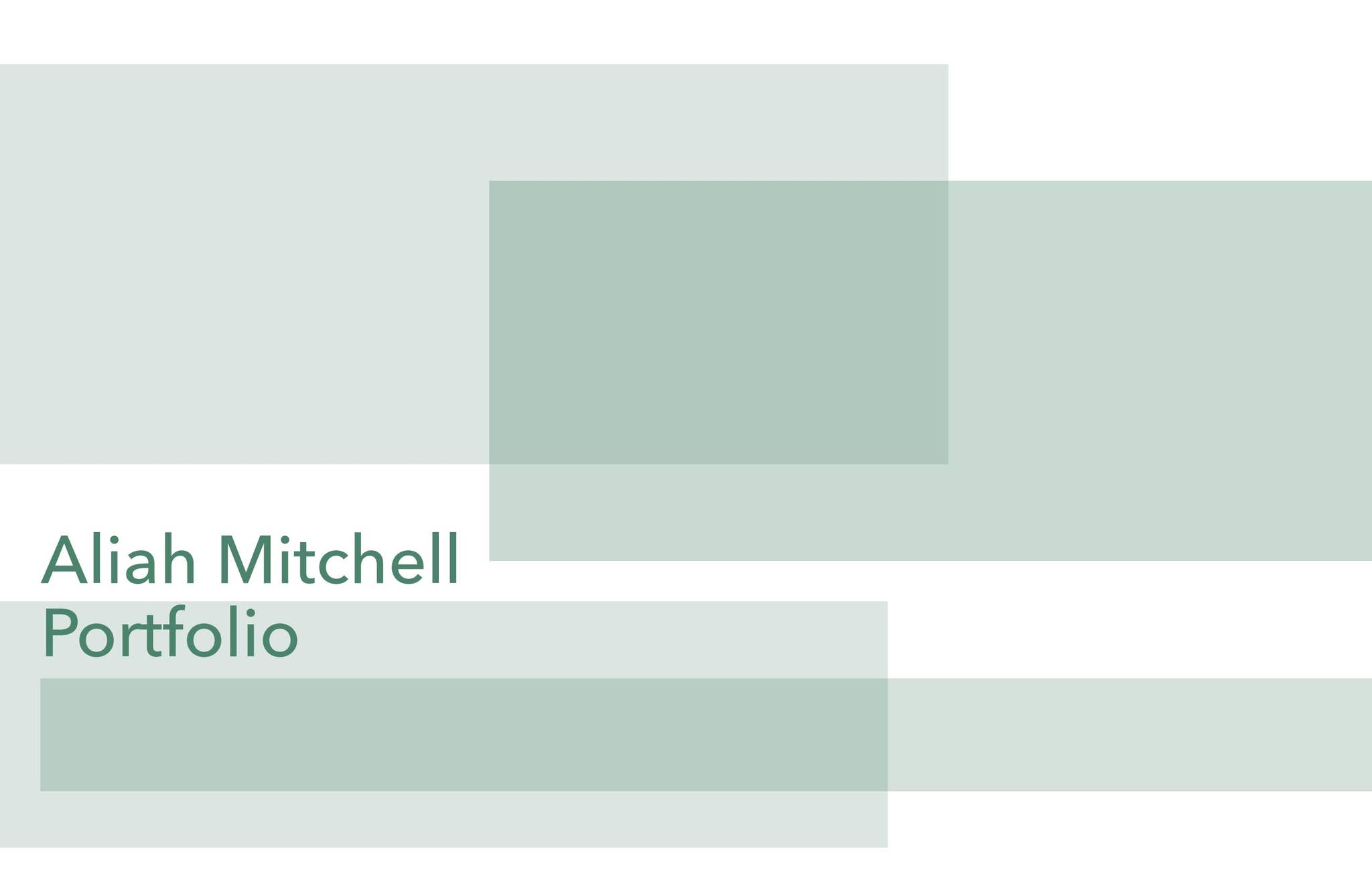 Aliah Mitchell Portfolio (2024) by mitchell.aliah - Issuu