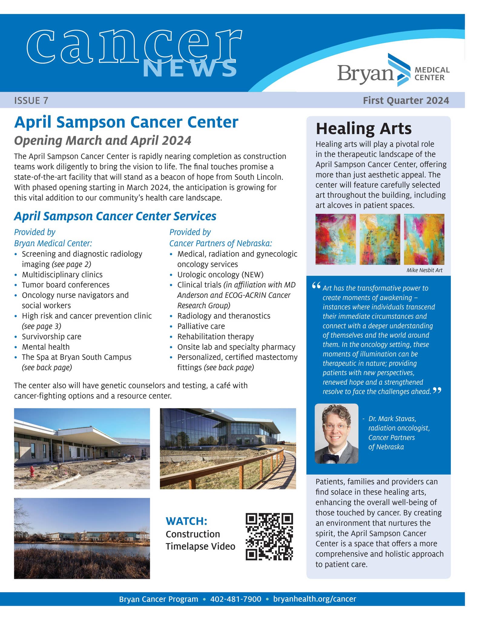 Cancer News | First Quarter 2024 by Bryan Health - Issuu