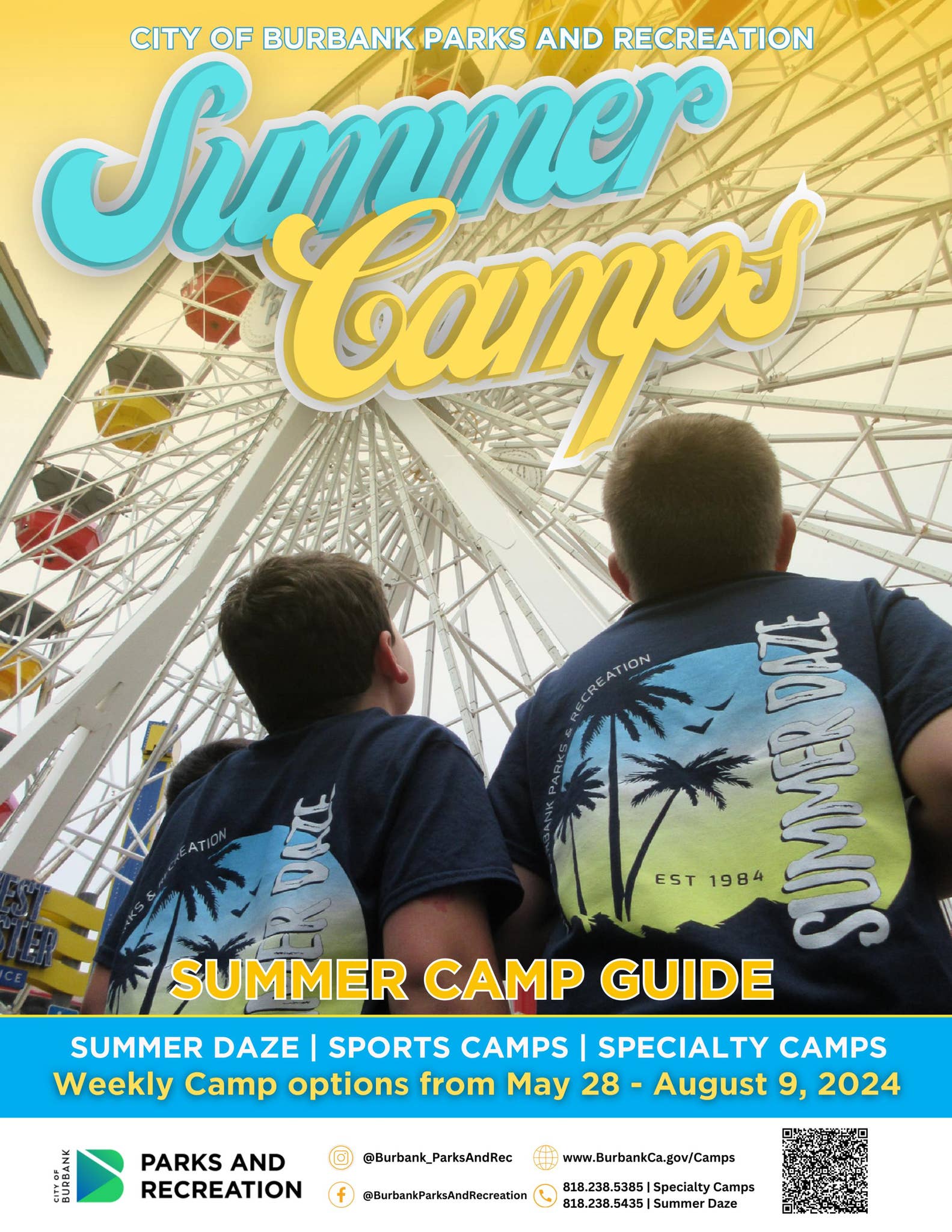 2024 Summer Camp Guide by Burbank Parks and Recreation Issuu