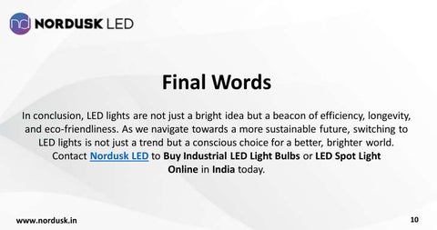 Exploring The Benefits Of LED 灯具 第 10 页