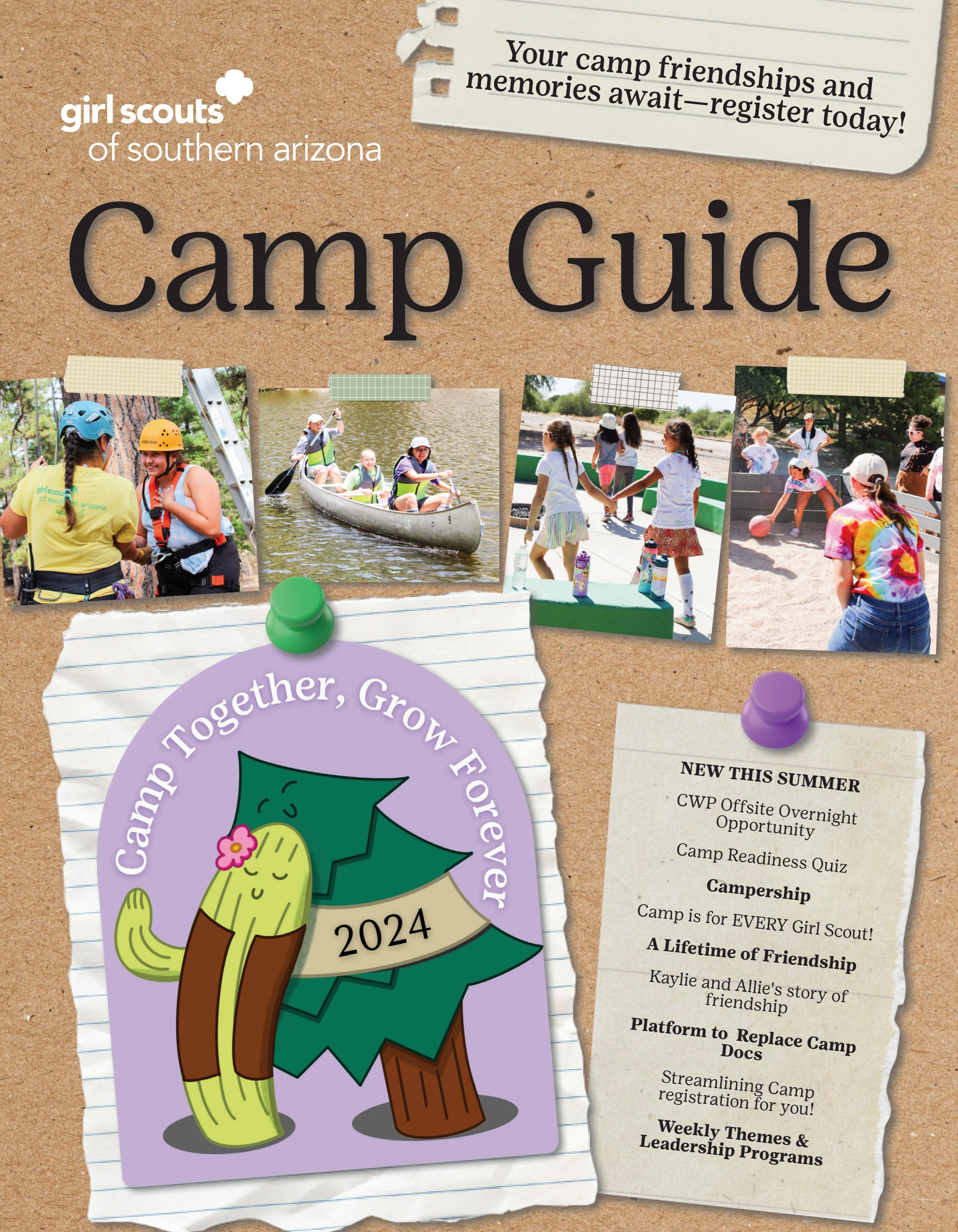 GSSOAZ Camp Guide 2024 by Girl Scouts of Southern Arizona - Issuu
