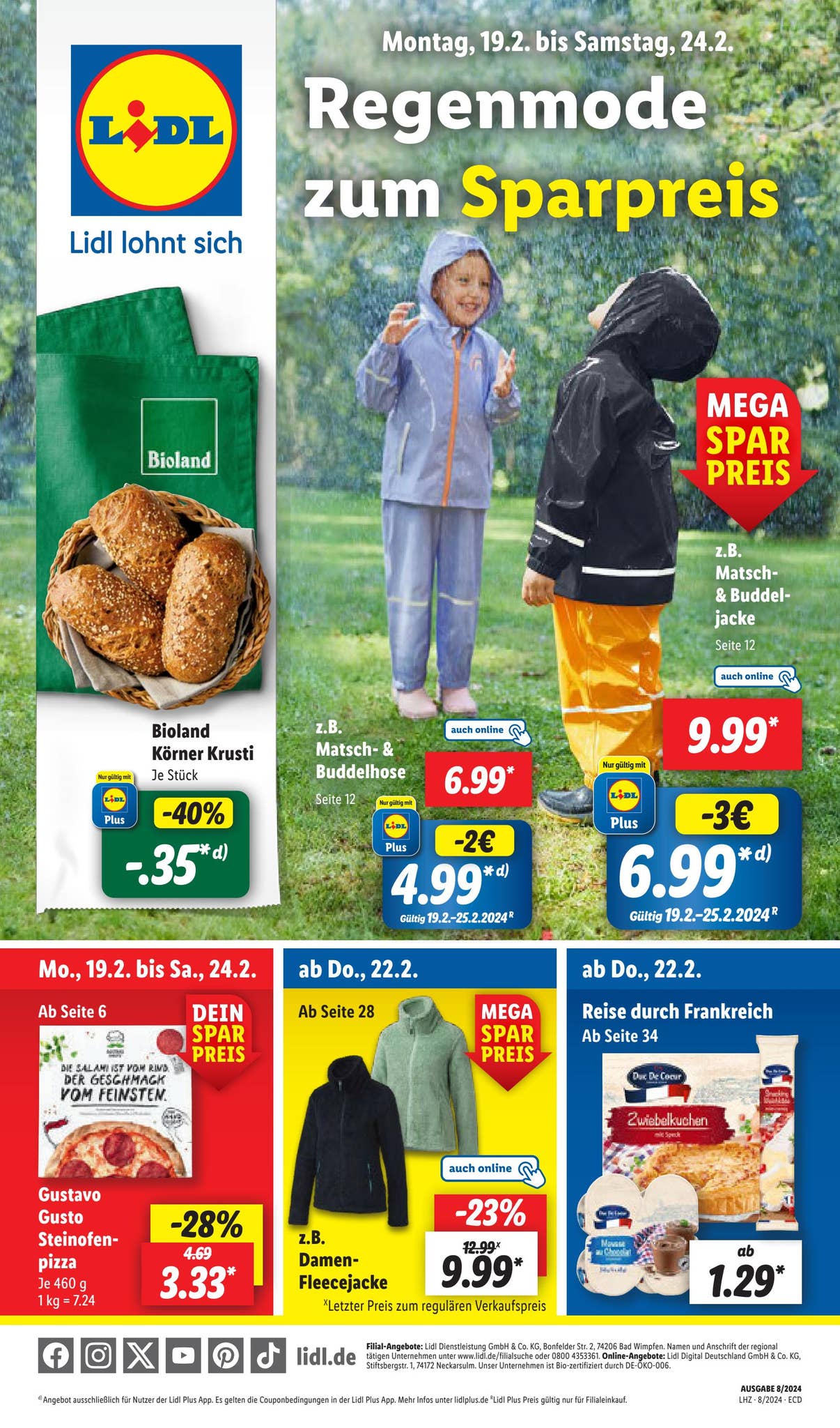 Prospekt von Lidl vom 19.02.2024 by Weser Wochenblatt Verlagsgesellschaft  mbH - Issuu