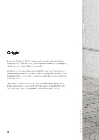originfurniture 家具目录 · The Base 凳 第 2 页