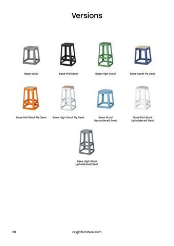 originfurniture 家具目录 · The Base 凳 第 8 页