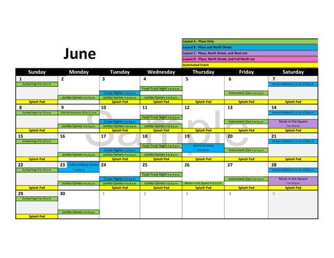 Harmony Square Sample Programming Schedule 第 4 页