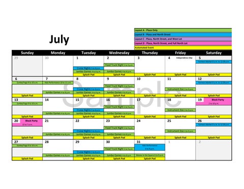 Harmony Square Sample Programming Schedule 第 5 页