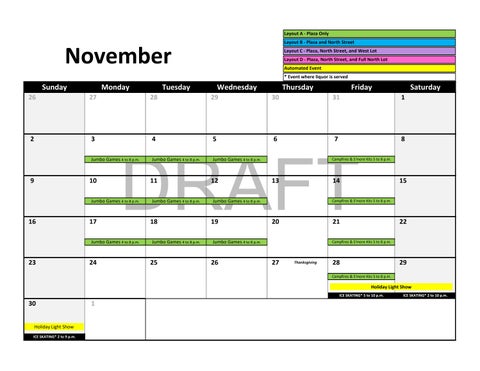 Harmony Square Sample Calendar January to December 第 11 页