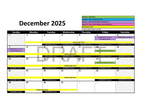 Harmony Square Sample Calendar January to December 第 12 页