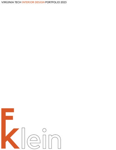 Frannie Klein | Virginia Tech Interior Design Portfolio 2024 by Frannie ...