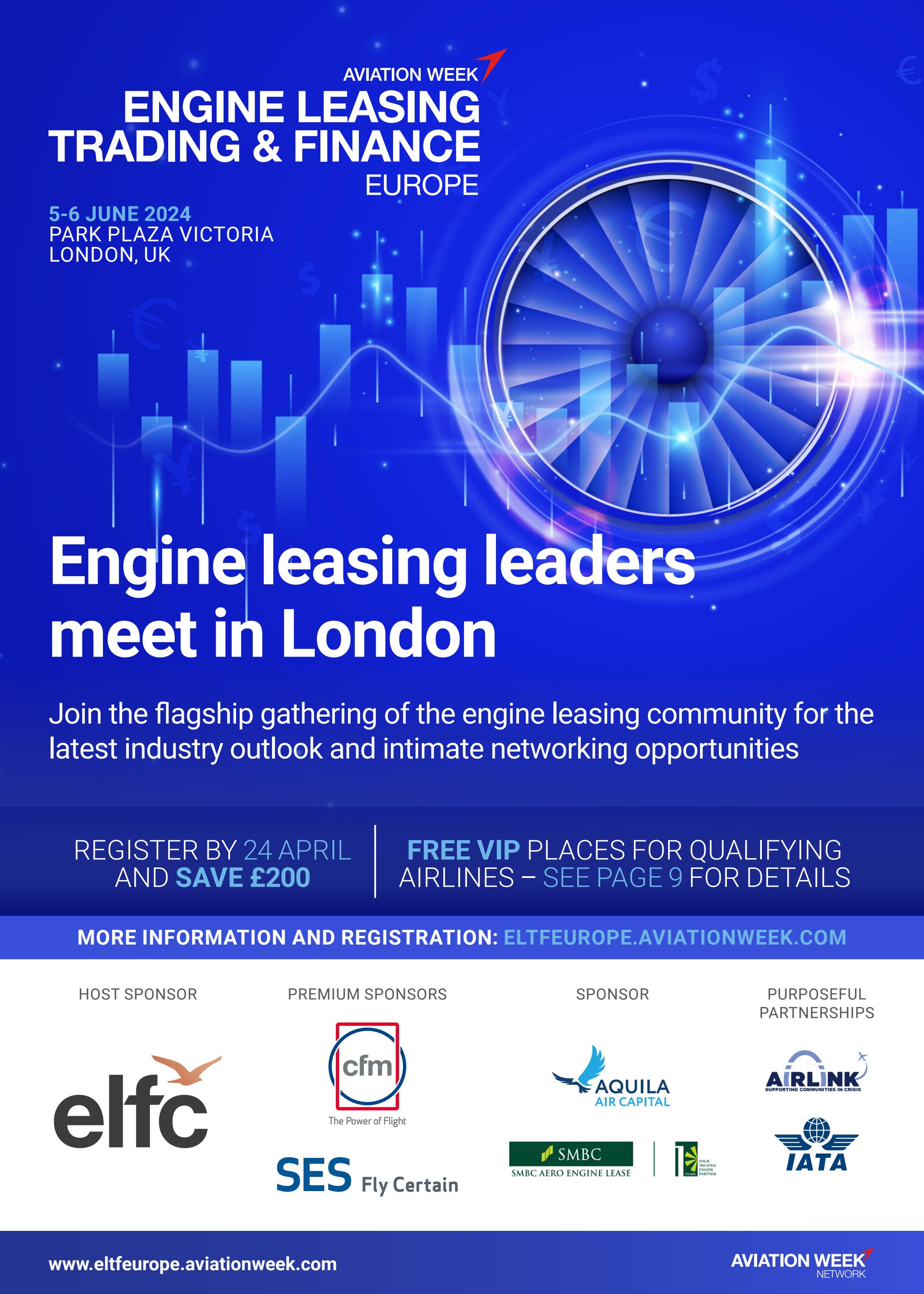 Engine Leasing Trading & Finance Europe 2024 Brochure by AviationWeek ...