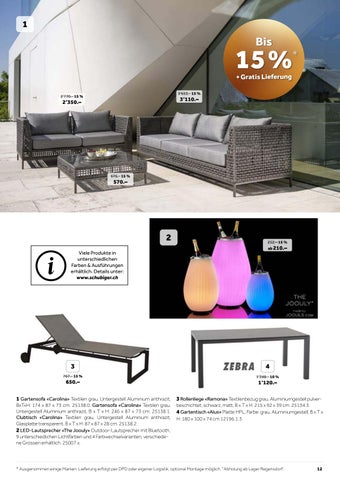 schubiger 家具目录 · Gartenmöbel Aktion 2024 第 12 页