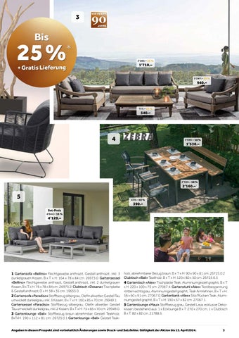schubiger 家具目录 · Gartenmöbel Aktion 2024 第 3 页