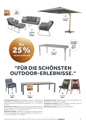 schubiger 家具目录 · Gartenmöbel Aktion 2024 第 7 页