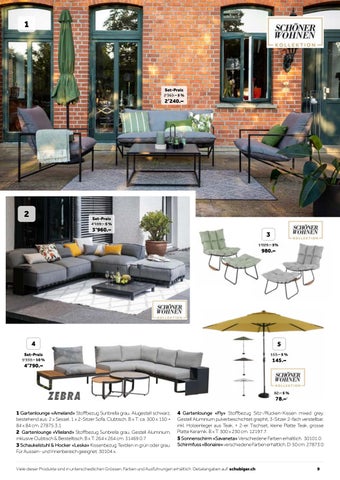 schubiger 家具目录 · Gartenmöbel Aktion 2024 第 9 页