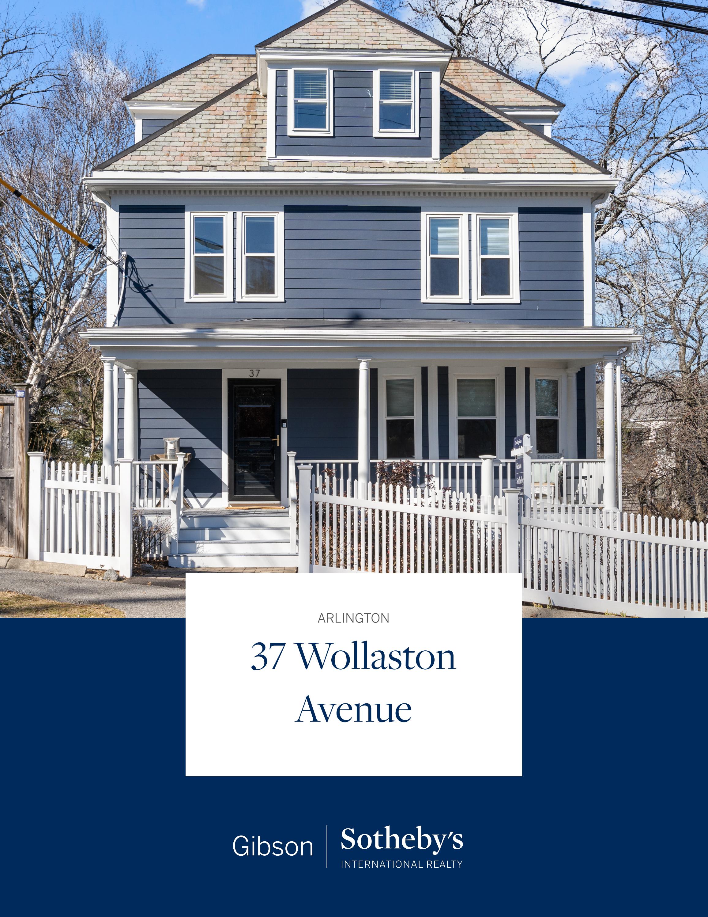 37 Wollaston Avenue, Arlington, MA. by Gibson Sotheby's International