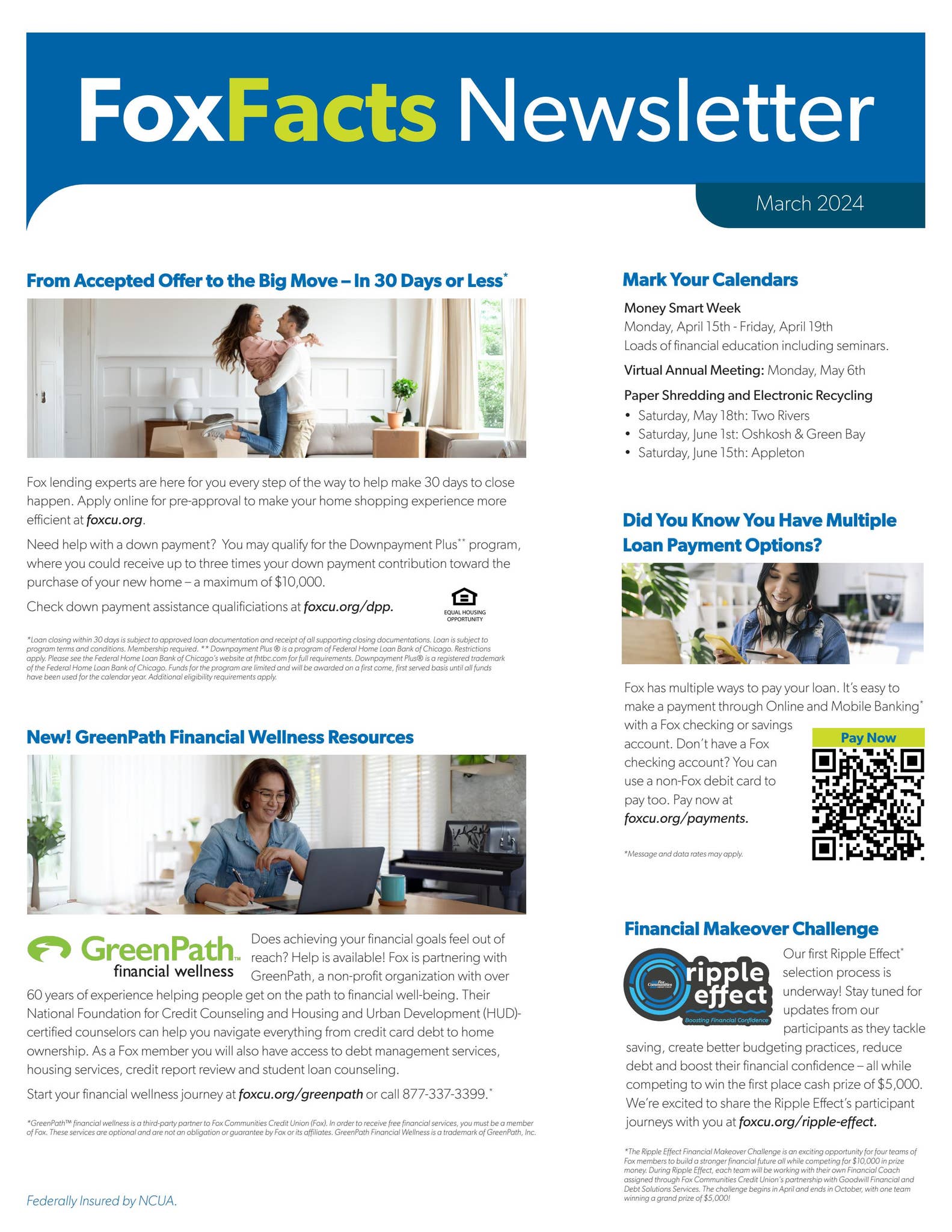 Fox Facts Newsletter - March 2024 by Fox Communities Credit Union - Issuu