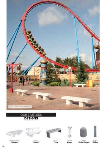 Betongmøbler fra BENITO, Parkmiljø AS 第 14 页