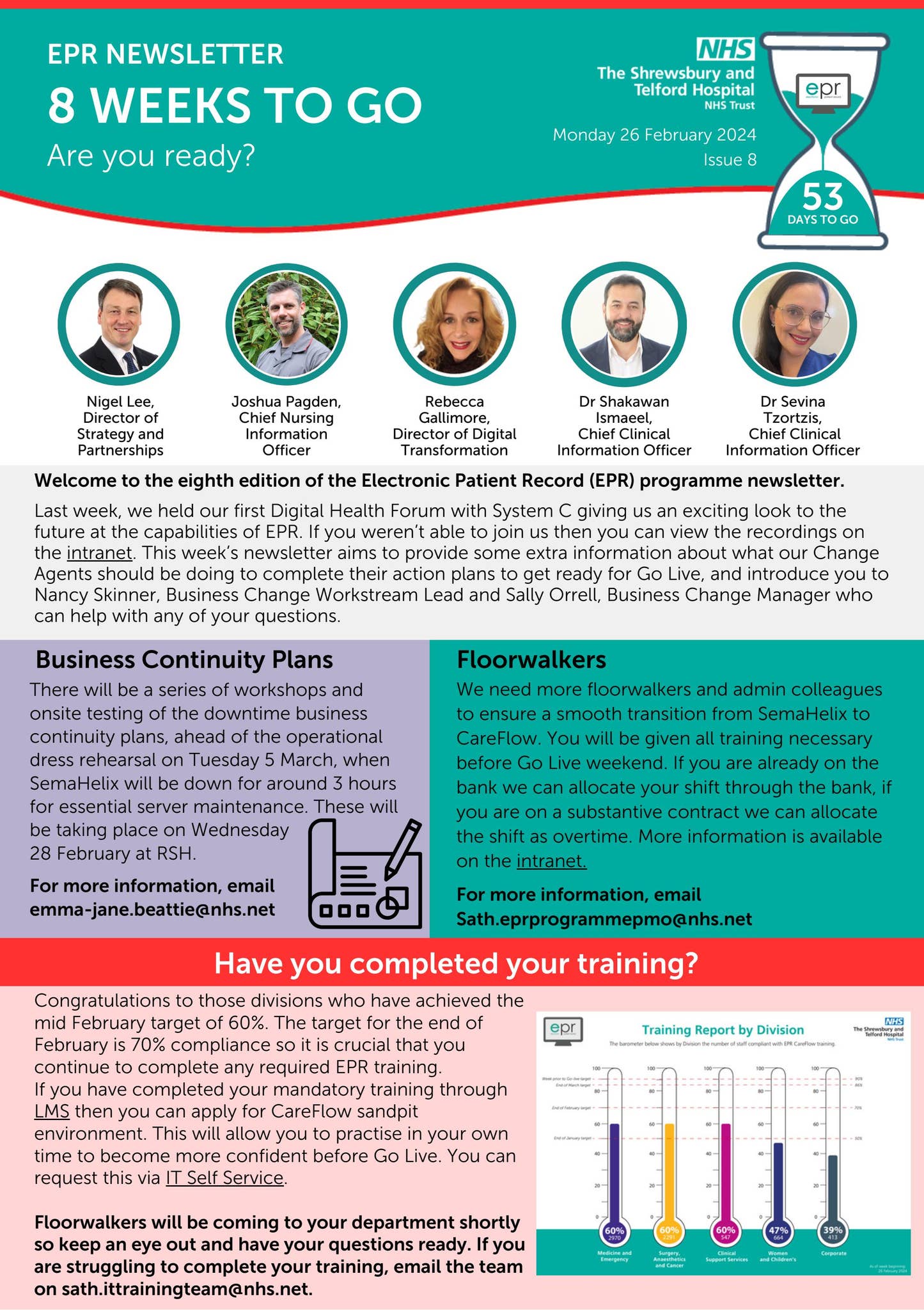 Nhs Ward Newsletter Example.pdf EPR Newsletter Issue 8 by The Shrewsbury and Telford Hospital NHS Trust ...