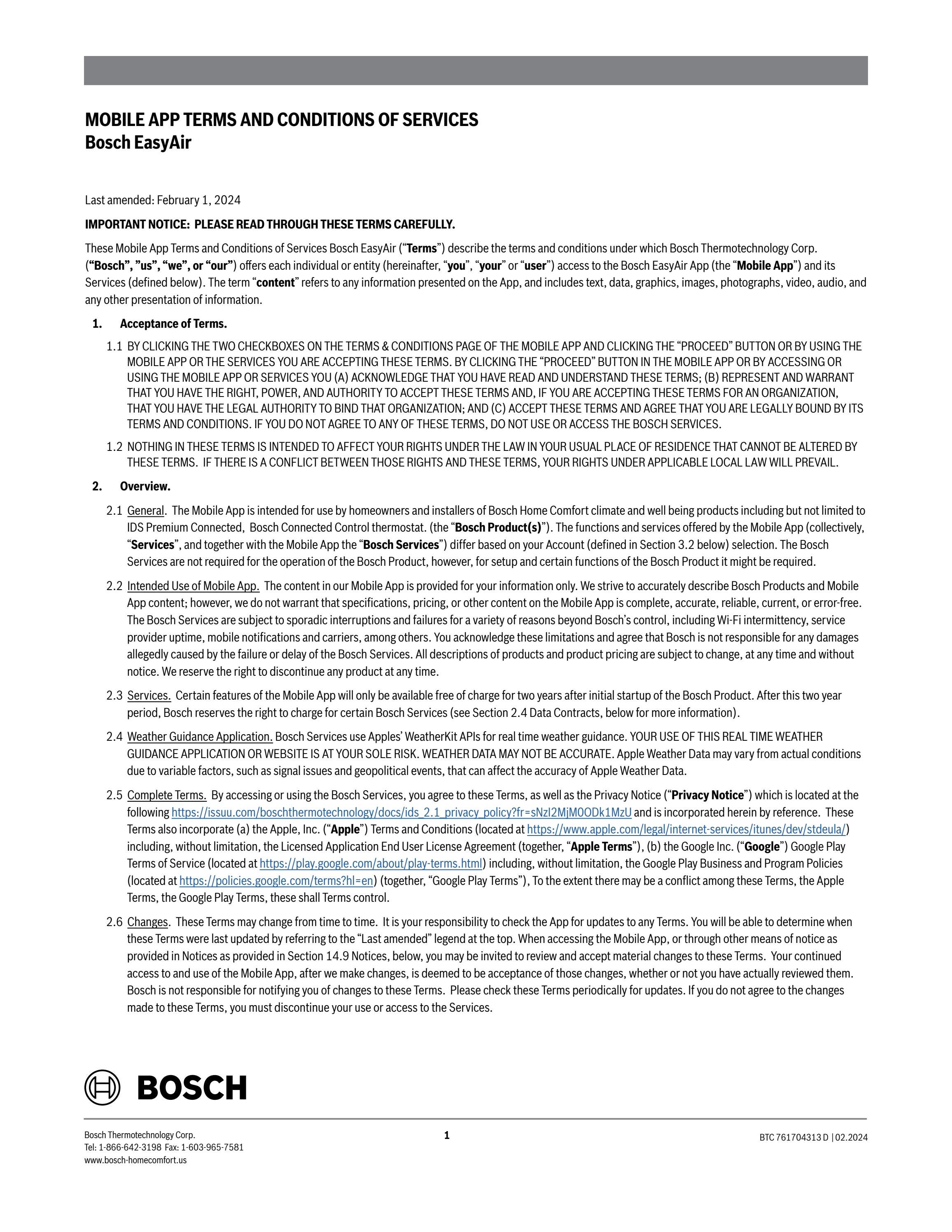 IDS 2.1 Terms of Conditions by Bosch Home Comfort Issuu