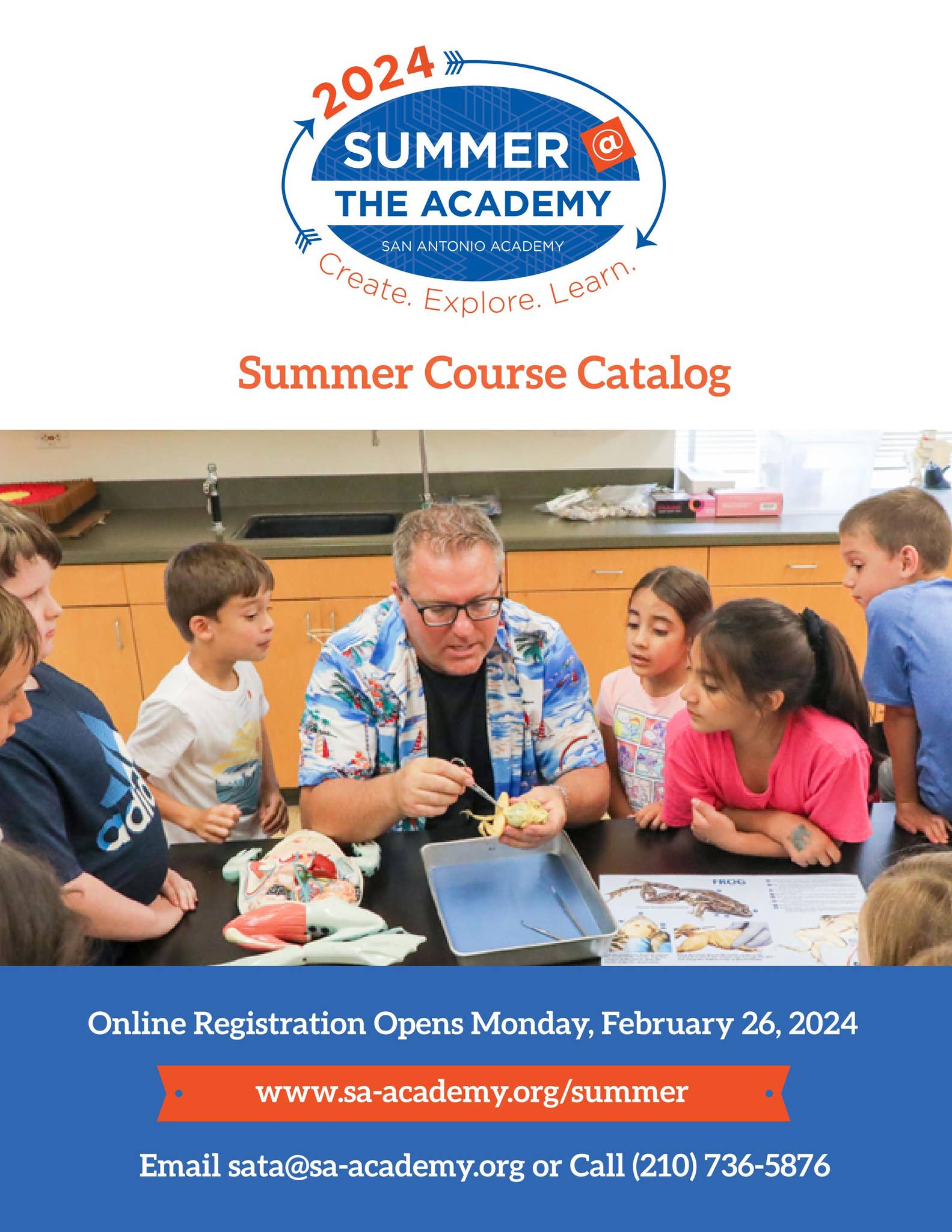 2024 Summer At The Academy Course Catalog by San Antonio Academy