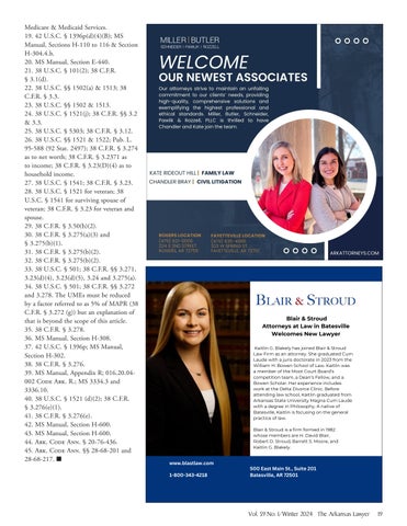 The Arkansas Lawyer 冬季 2024 第 21 页
