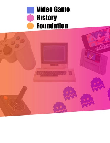 Video Game History Foundation Magazine - Graphic Design Work