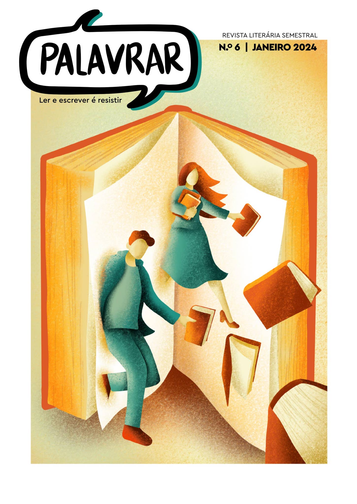 Revista PALAVRAR - Ler e escrever é resistir - Edição 6 - Janeiro 2024 by  Revista Palavrar — Ler e escrever é resistir - Issuu, image size:1449x2048