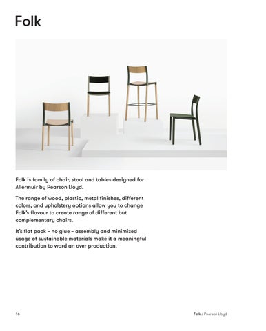 Chairs and Stools 品类 家具手册 NA 第 16 页