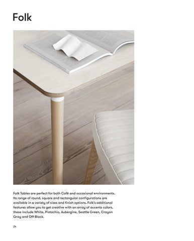 Tables 品类 家具手册 NA 第 24 页