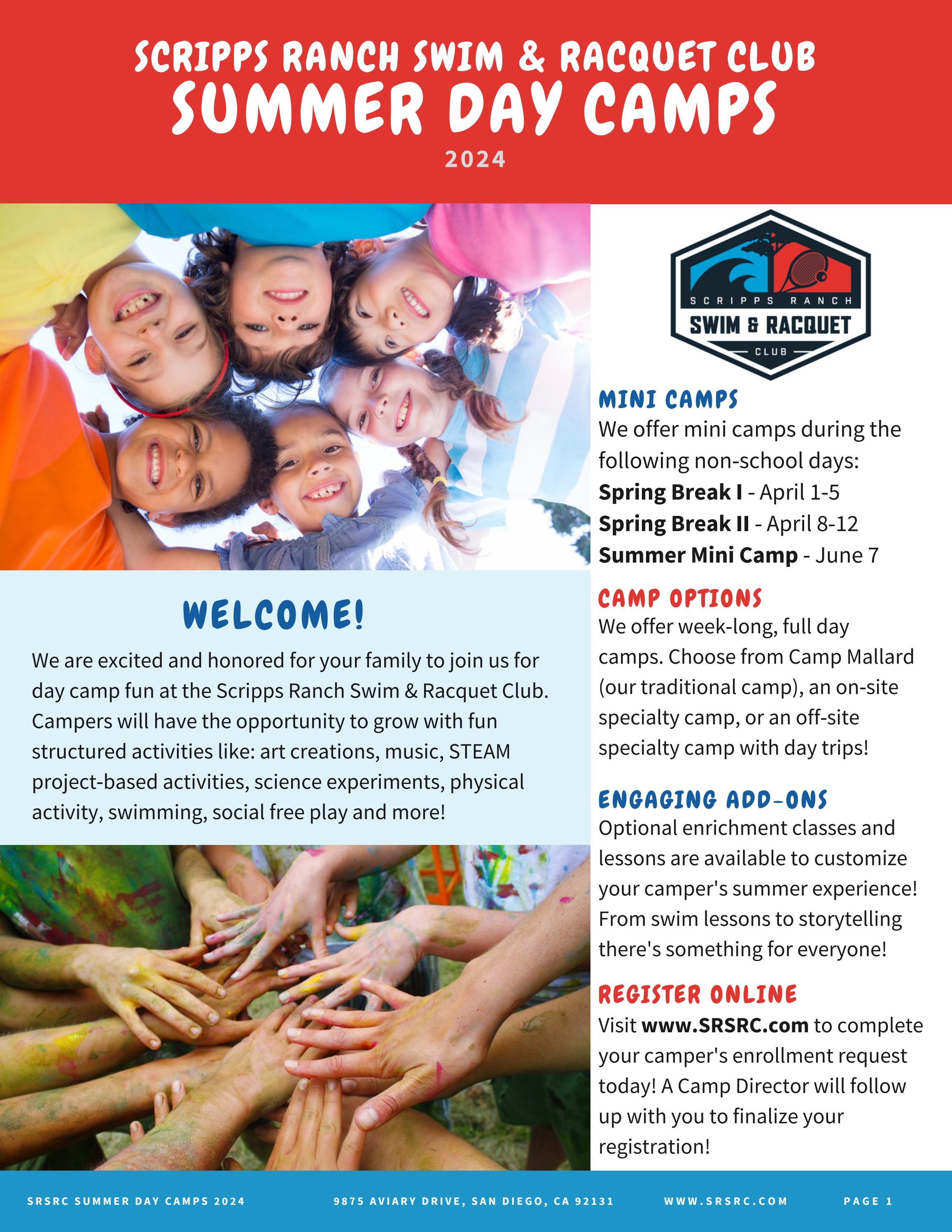 2024 Summer Day Camps at Scripps Ranch Swim & Racquet Club by Scripps ...