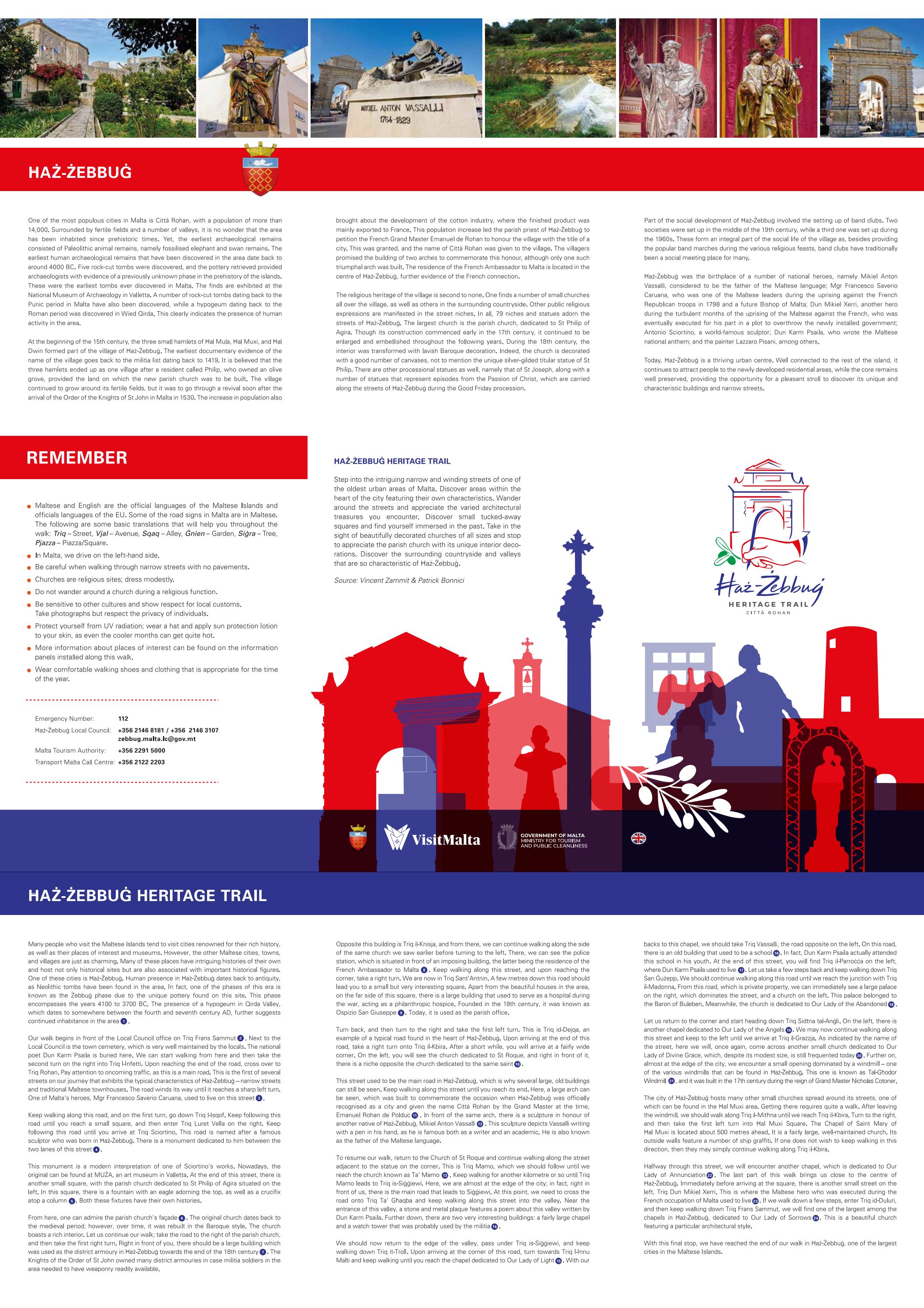 Żebbuġ Heritage Trail by Malta Tourism Authority - Issuu