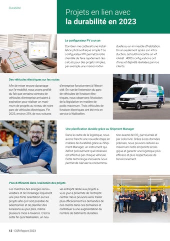 Sonepar Suisse 灯饰目录 · Sonepar I CSR-Report 2023 ( 法文 ) 第 12 页