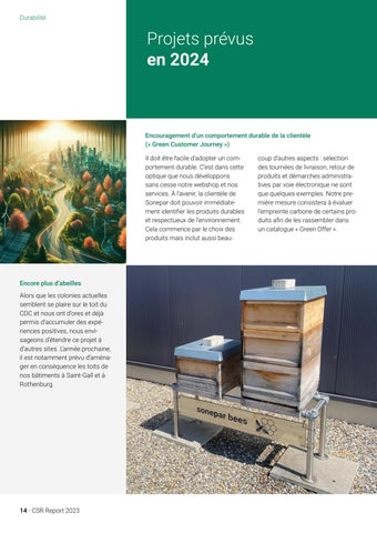 Sonepar Suisse 灯饰目录 · Sonepar I CSR-Report 2023 ( 法文 ) 第 14 页