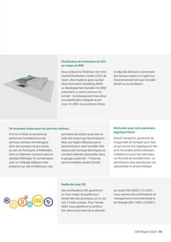 Sonepar Suisse 灯饰目录 · Sonepar I CSR-Report 2023 ( 法文 ) 第 15 页