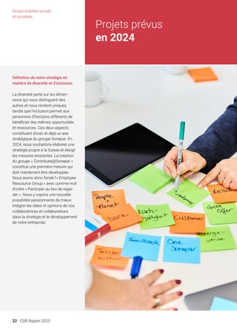 Sonepar Suisse 灯饰目录 · Sonepar I CSR-Report 2023 ( 法文 ) 第 22 页