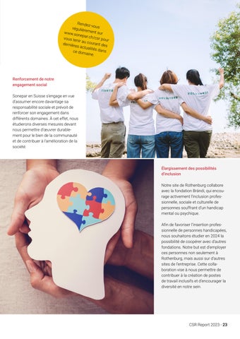 Sonepar Suisse 灯饰目录 · Sonepar I CSR-Report 2023 ( 法文 ) 第 23 页