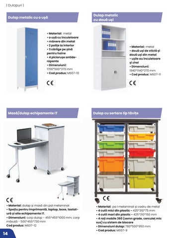 Editura Litera 家具目录 · Mobilier școlar 第 14 页