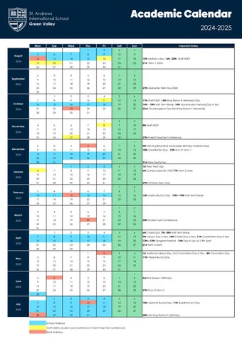 2018 Bishop Amat School Calendar by bishopamat - Issuu