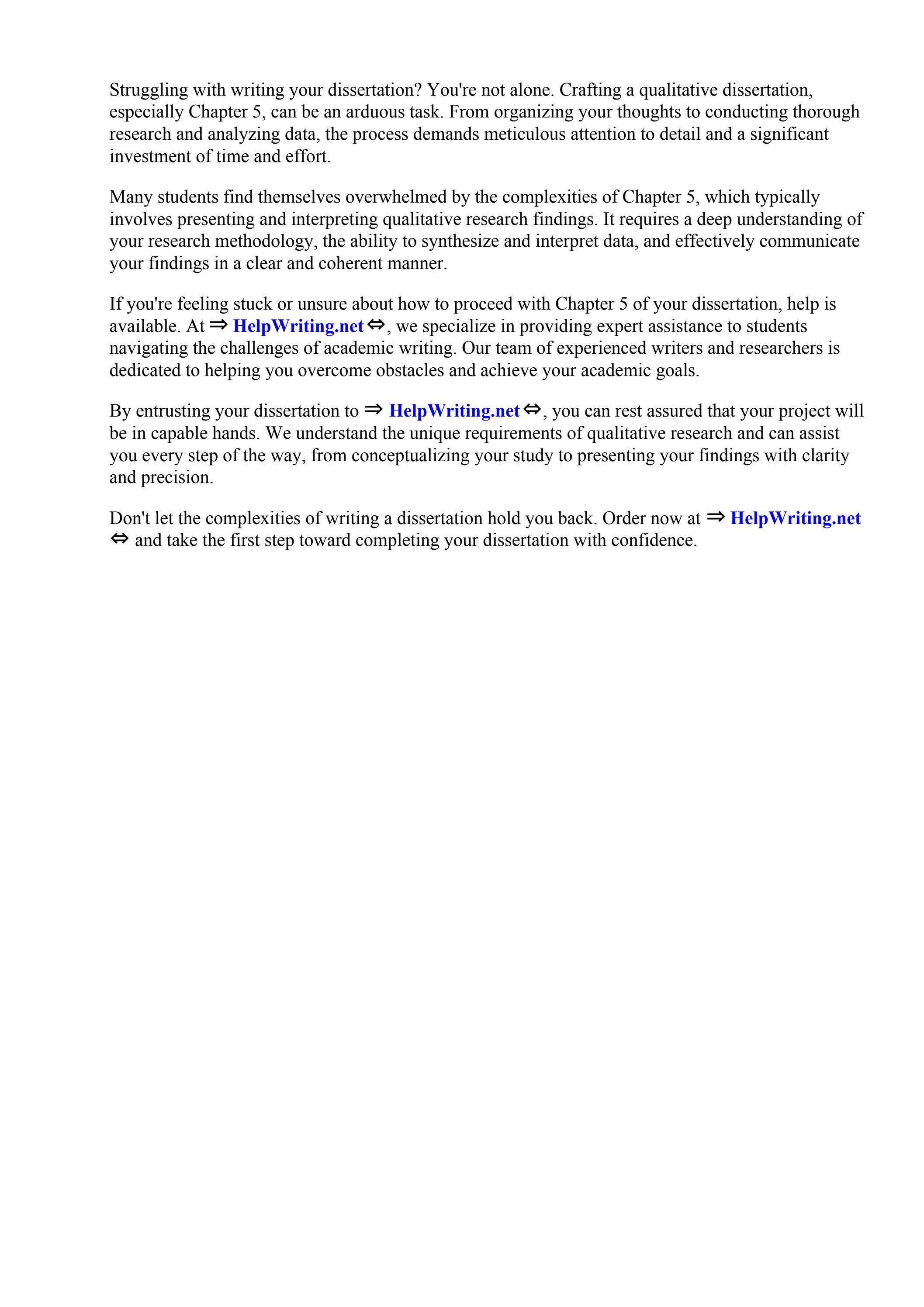 Chapter 5 Dissertation Qualitative by Carrie Turner - Issuu