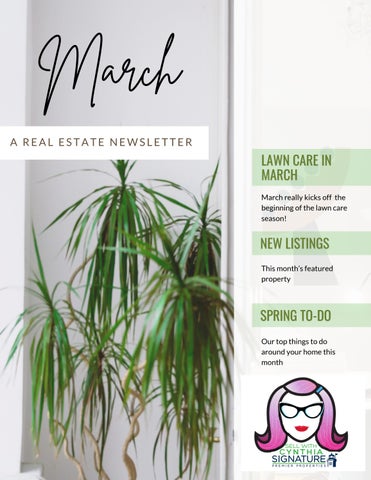 March Newsletter