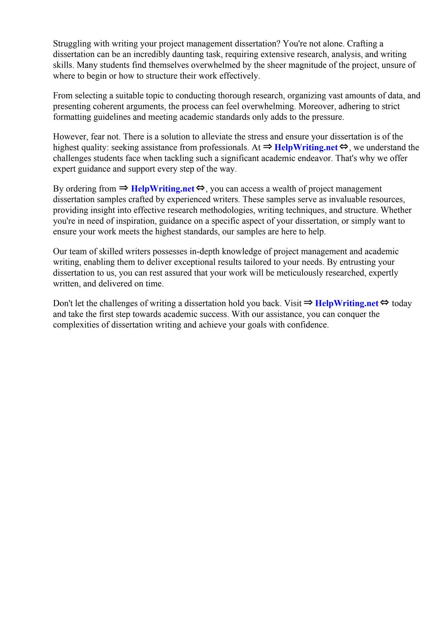 Project Management Dissertation Samples by Kristine Adams - Issuu