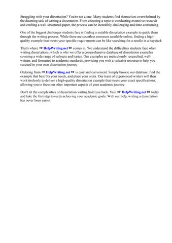 Dissertation Example Word by Amanda Popescu - Issuu