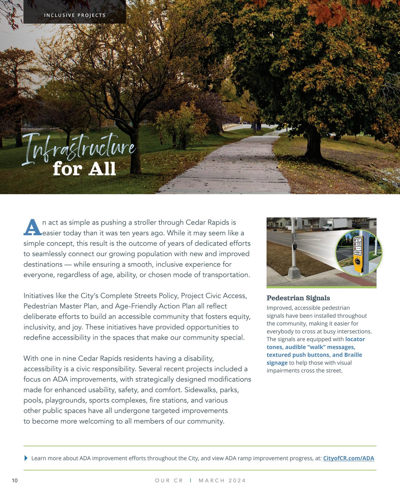 Our CR - March 2024 by City of Cedar Rapids - Issuu