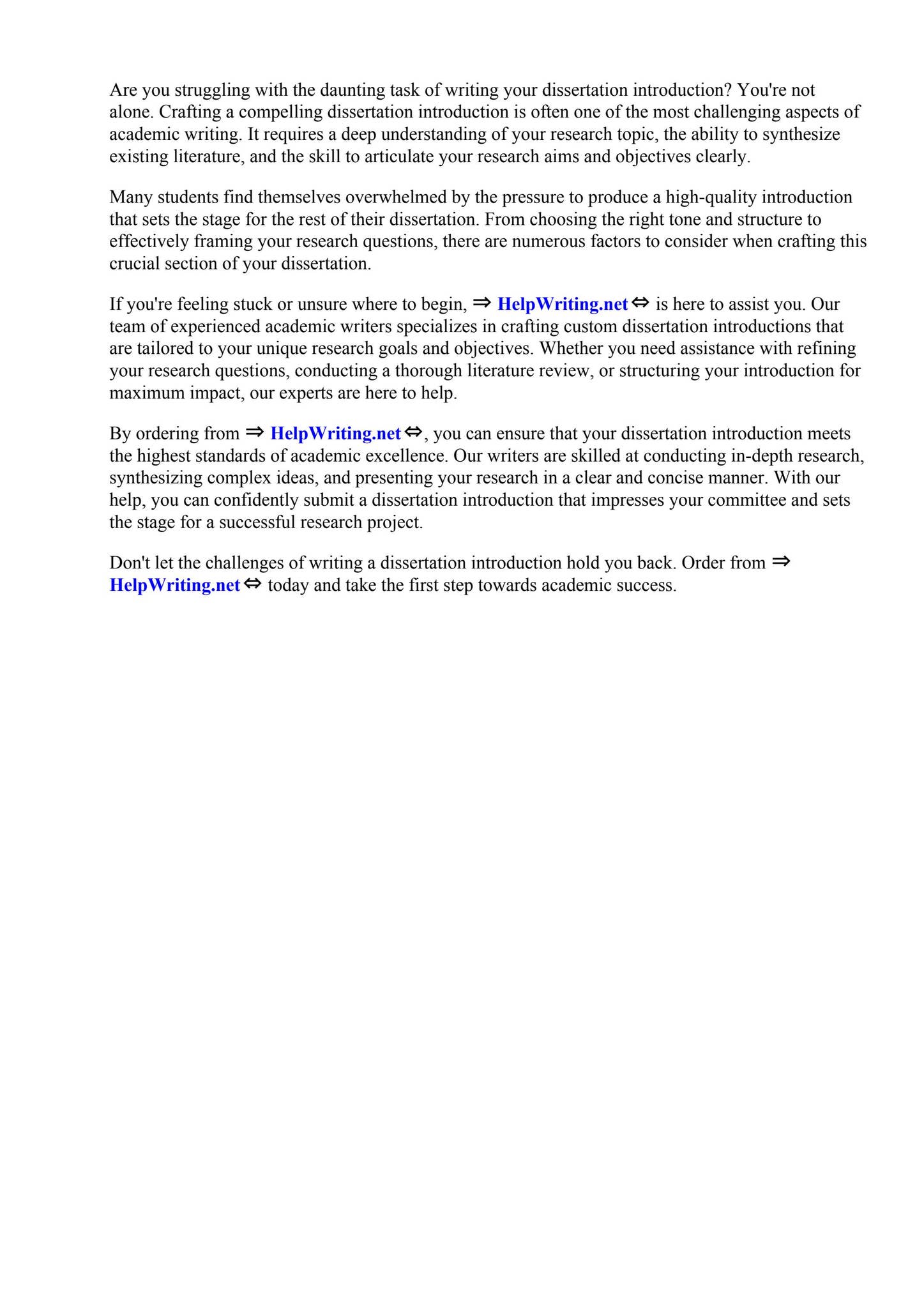 Dissertation Introduction Samples by Stacey Caron - Issuu