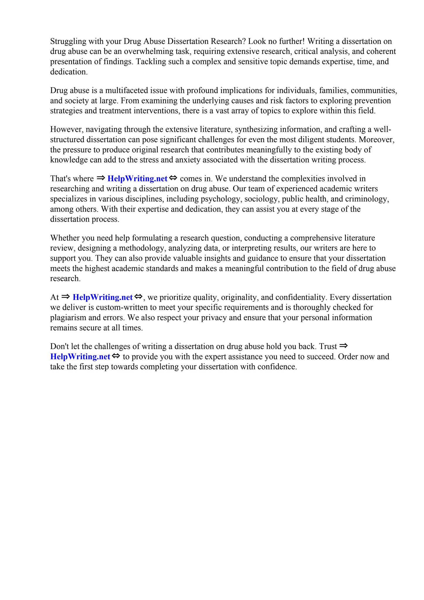 Drug Abuse Dissertation Research by Lauren Johnson - Issuu