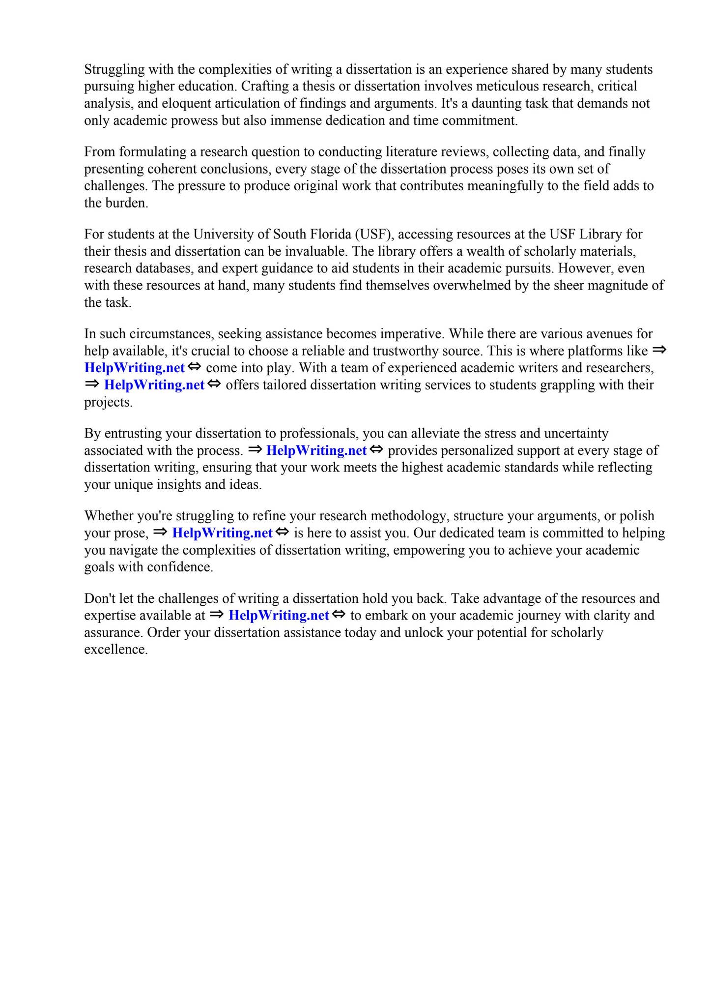 Ufs Dissertation Example Usf Library Thesis And Dissertation by Debbie Johnson - Issuu