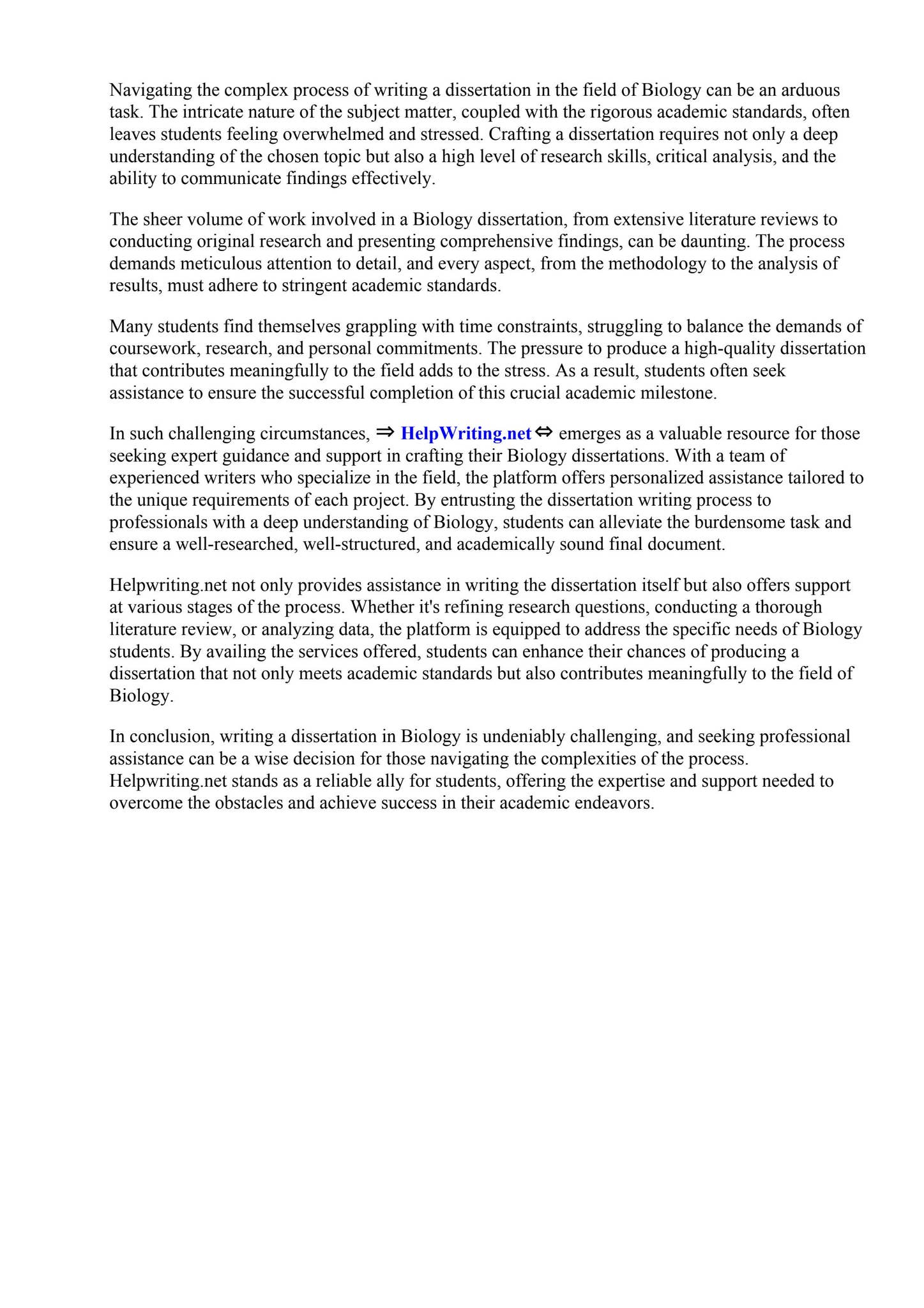 Dissertation Biology by Melissa Watkins - Issuu