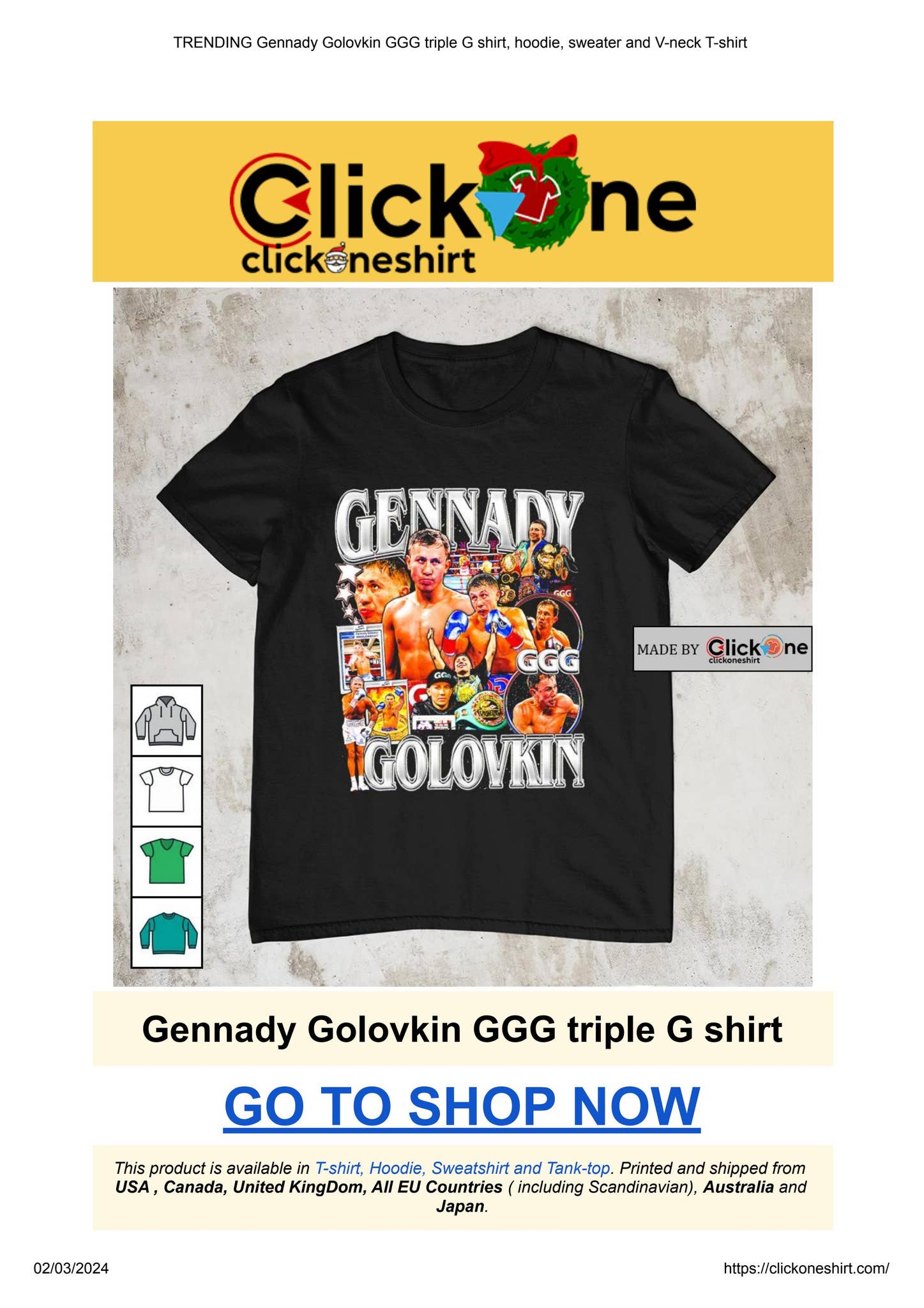 GGG　Art Graphic  Print T-shirts Standard High Gauge Interlock Crew Neck Short Sleeve T / GGG